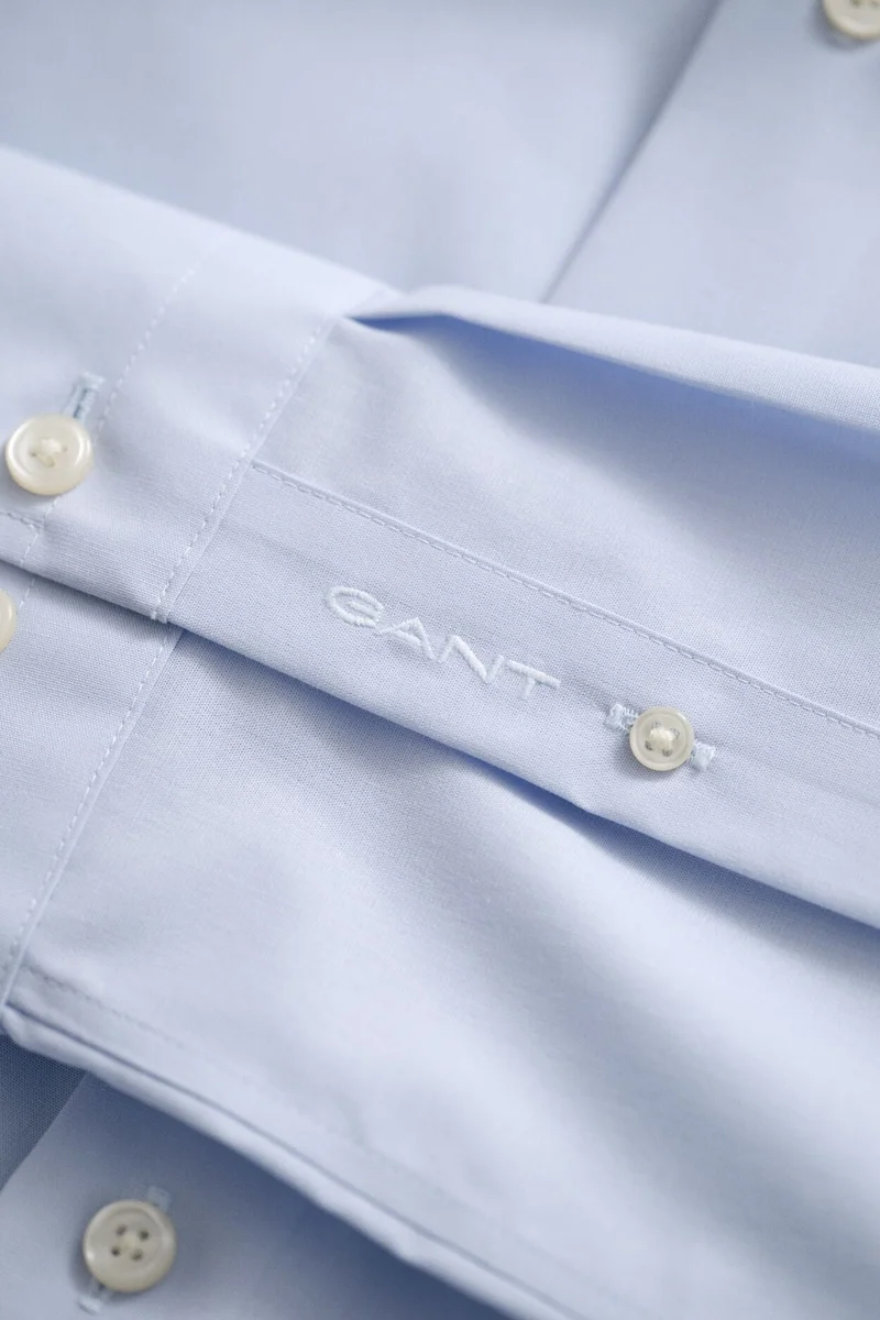 غانت قميص بوبلين مطاطي نحيف